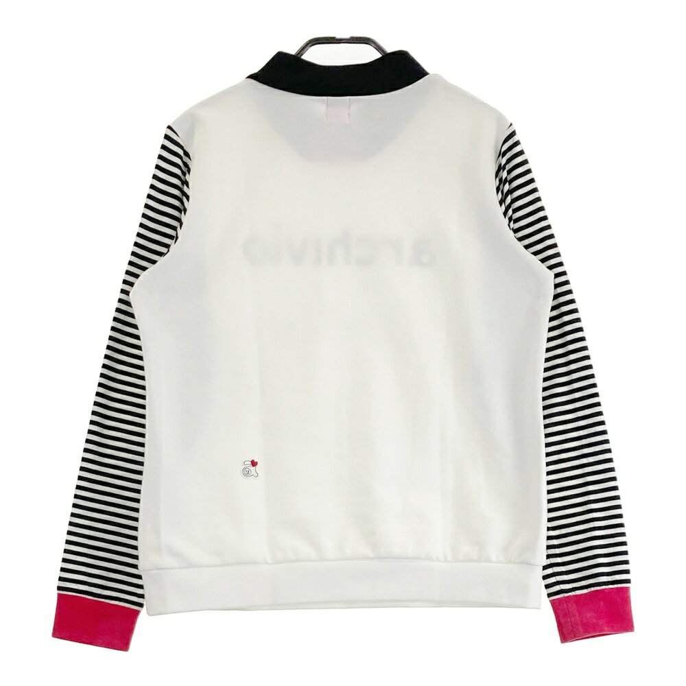 ARCHIVIO アルチビオ 長袖 スウェットトレーナー ホワイト系 40 【中古】ゴルフウェア レディース