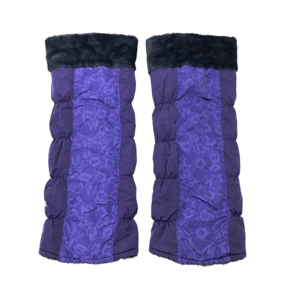 NEW BALANCE GOLF ニューバランス ボア 中綿 レッグウォーマー 総柄 パープル系 FR 【中古】ゴルフウェア