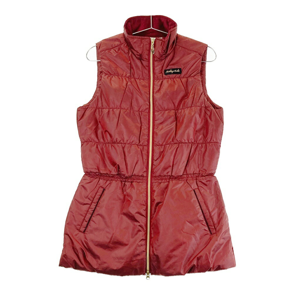 HONMA ホンマゴルフ 中綿　ノースリーブワンピース レッド系 M 【中古】ゴルフウェア レディース