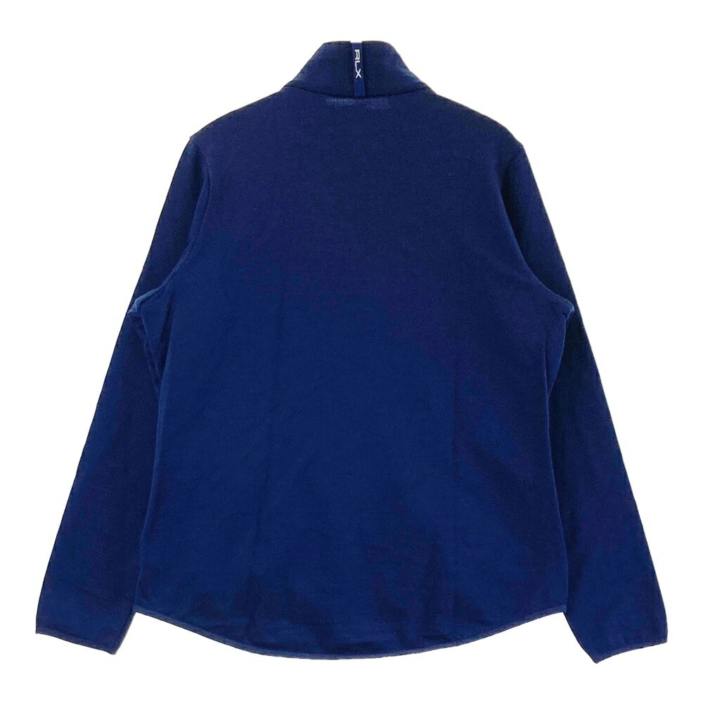 RLX ラルフローレン 切替 中綿ジャケット ネイビー系 M 【中古】ゴルフウェア レディース