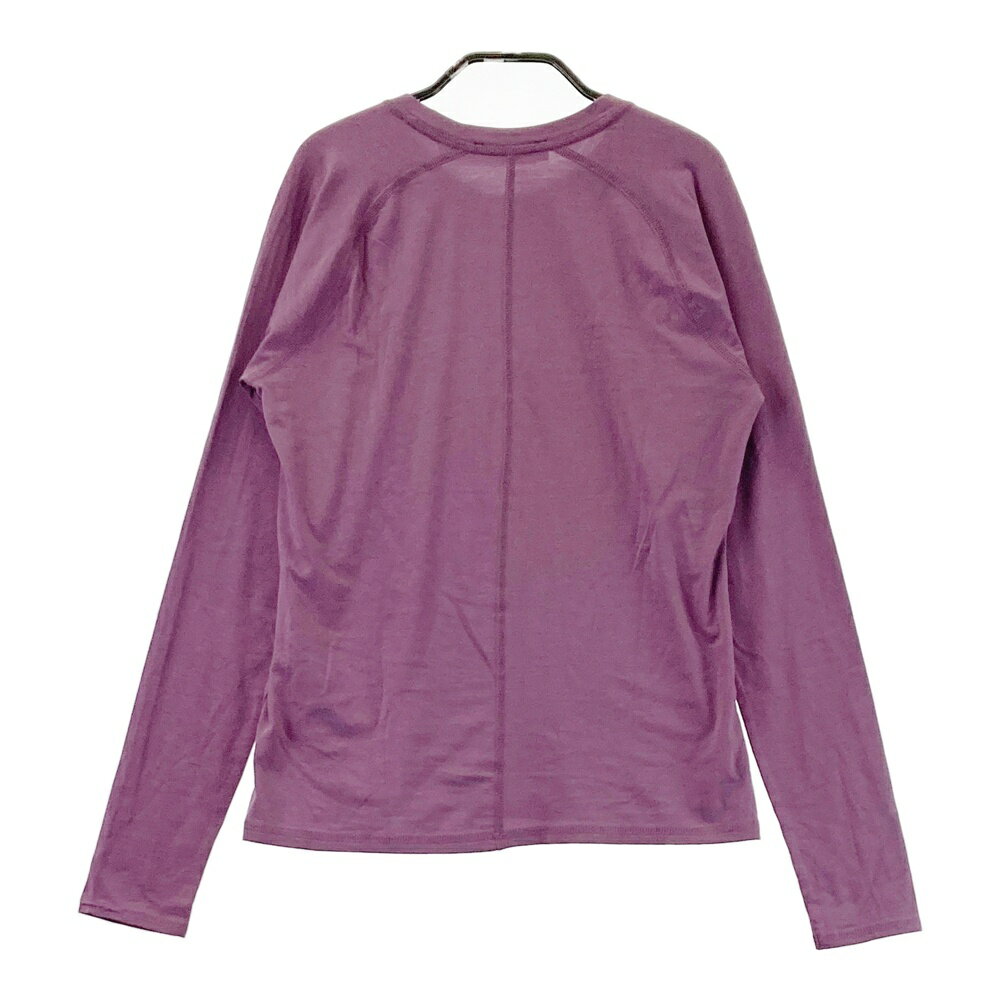RLX ラルフローレン 長袖インナーTシャツ パープル系 S 【中古】ゴルフウェア レディース
