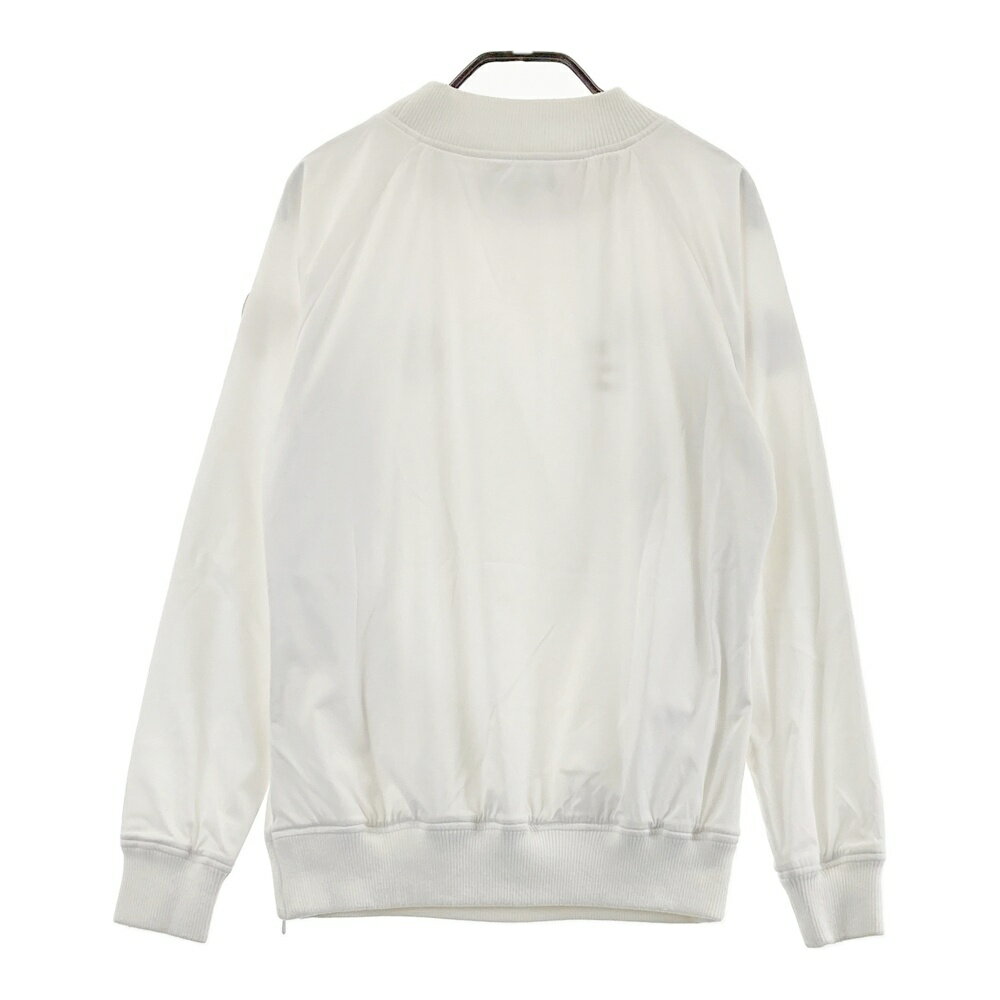 BEAMS GOLF ビームスゴルフ パープルレーベル モックネック ブルゾン ホワイト系 M 【中古】ゴルフウェア レディース