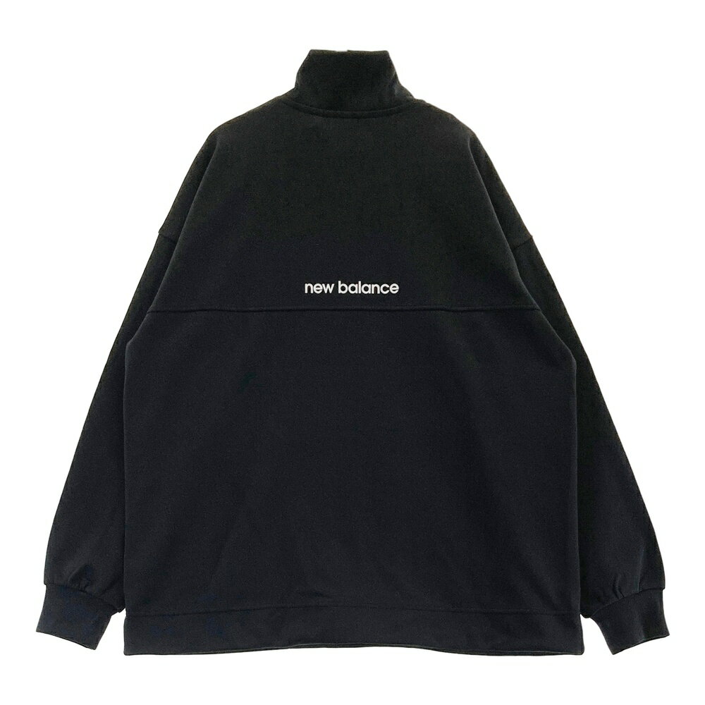 NEW BALANCE GOLF ニューバランス 2024年モデル ハーフジップ長袖スウェットトレーナー ブラック系 2 【中古】ゴルフウェア レディース