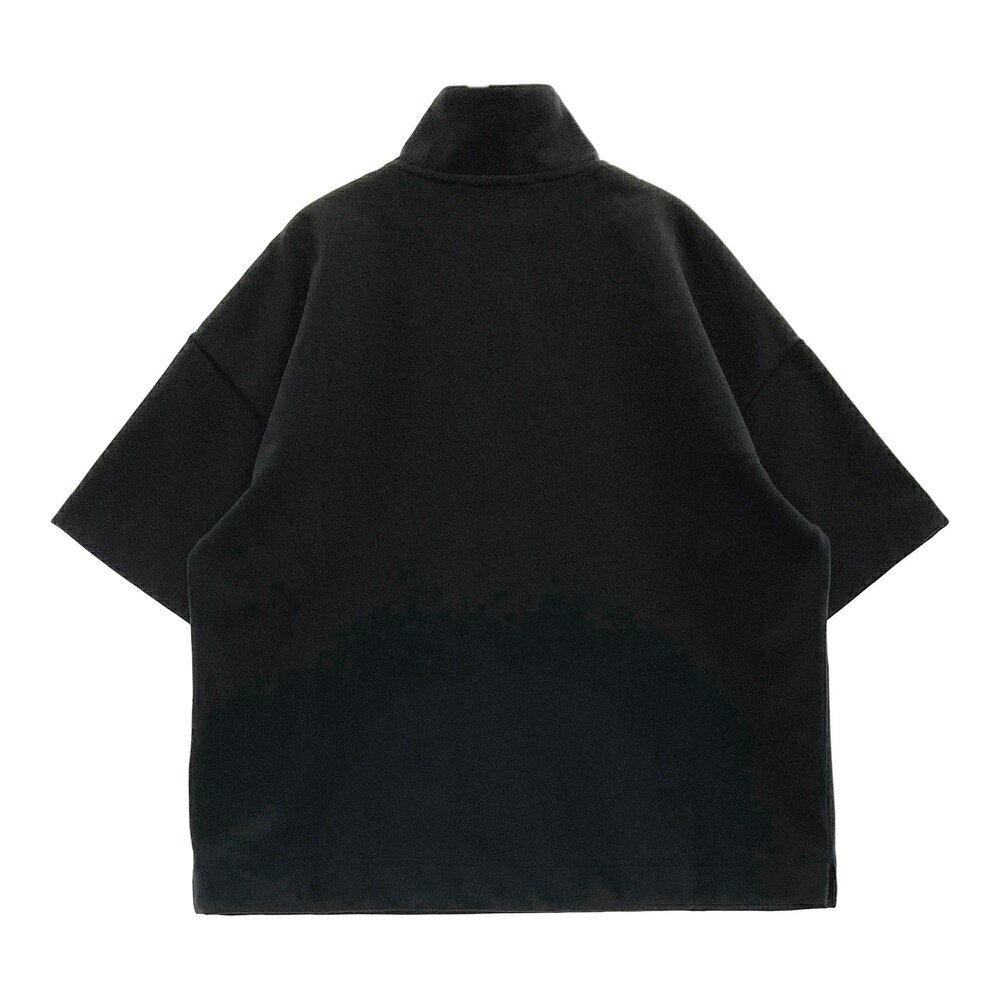 NEW BALANCE GOLF ニューバランス 2024年モデル ハーフジップ半袖スウェットトレーナー ブラック系 3 【中古】ゴルフウェア レディース