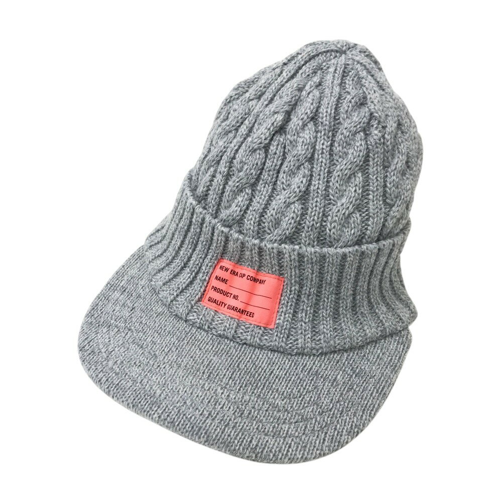 NEW ERA ニューエラ ニットキャップ グレー系 【中古】ゴルフウェア