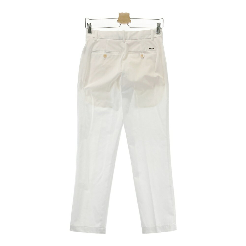 RLX ラルフローレン ロングパンツ ホワイト系 28 【中古】ゴルフウェア レディース