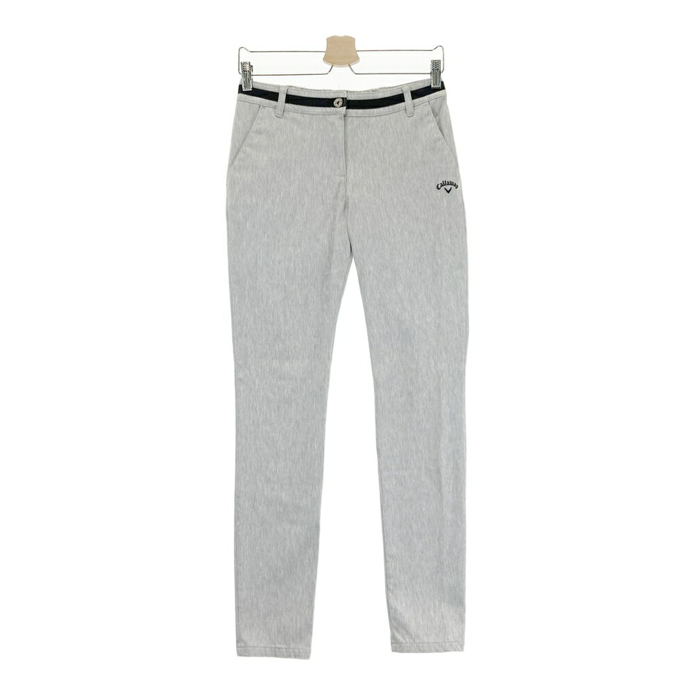 CALLAWAY キャロウェイ 2023年モデル ストレッチ ロングパンツ グレー系 M 【中古】ゴルフウェア レデ..