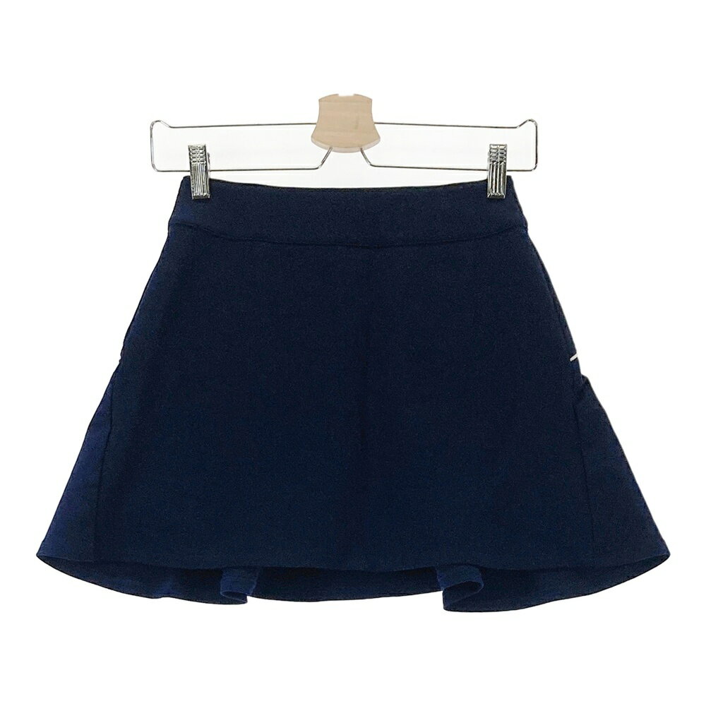 ANSUNESS アンサネス インナー付 ストレッチスカート ネイビー系 S 【中古】ゴルフウェア レディース