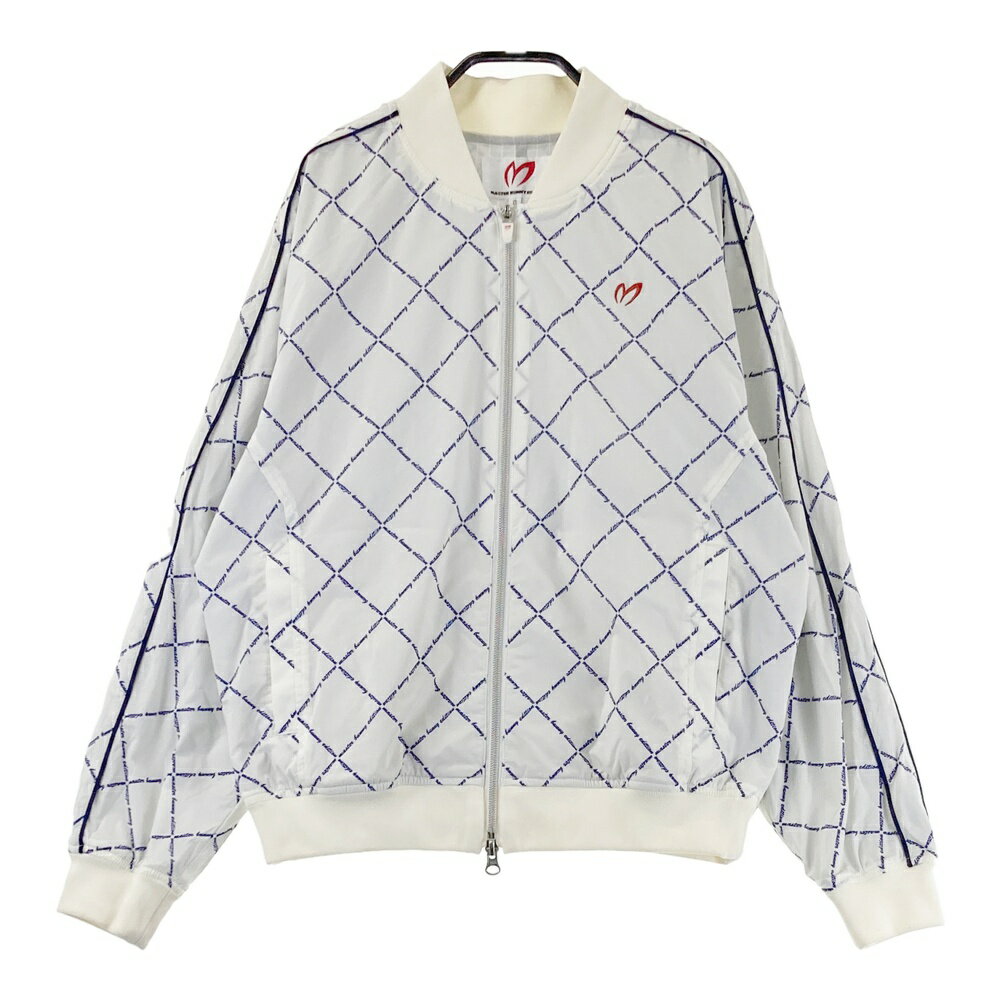 MASTER BUNNY EDITION マスターバニーエディション 蓄熱 ジップジャケット 総柄 ホワイト系 0 【中古】ゴルフウェア レディース