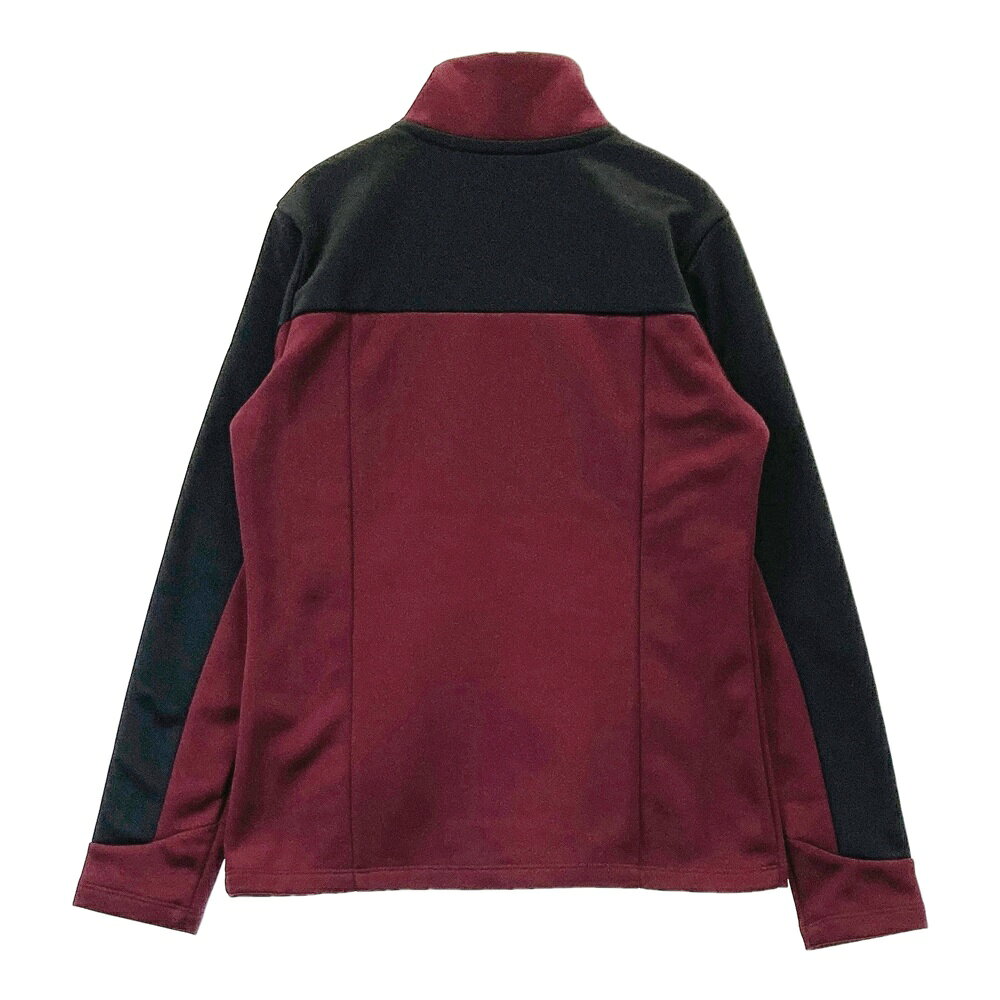 DESCENTE GOLF デサントゴルフ 裏フリース 長袖ジャケット パープル系 S 【中古】ゴルフウェア レディース