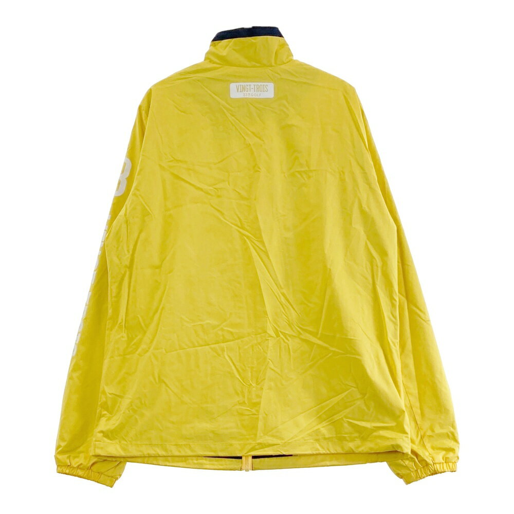 23区GOLF ニジュウサンクゴルフ 蓄熱ジップジャケット イエロー系 3 【中古】ゴルフウェア レディース