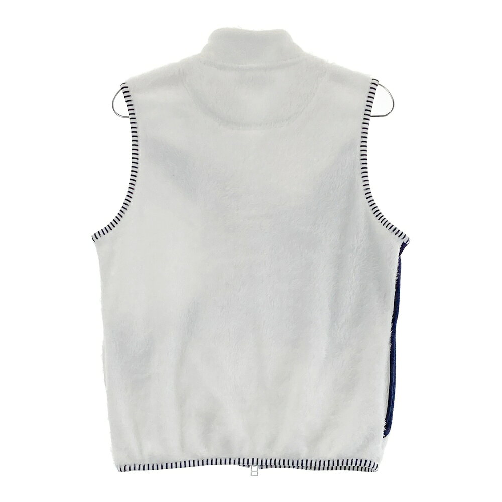 CALLAWAY キャロウェイ キャロウェイベア ボア ジップベスト ホワイト系 L 【中古】ゴルフウェア レディース