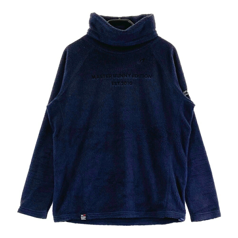 MASTER BUNNY EDITION マスターバニーエディション タートルネック フリース スウェットシャツ ネイビー系 1 【中古】ゴルフウェア レディース