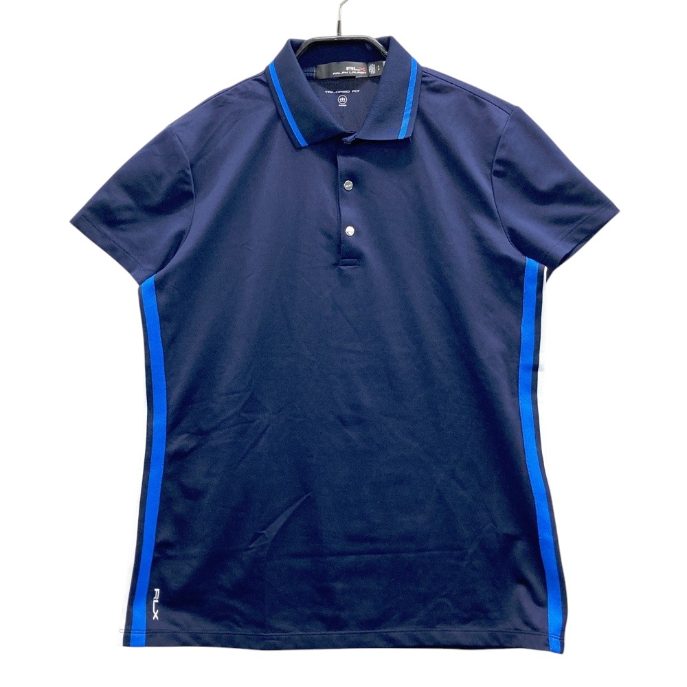 RLX ラルフローレン 半袖ポロシャツ ネイビー系 S 【中古】ゴルフウェア レディース