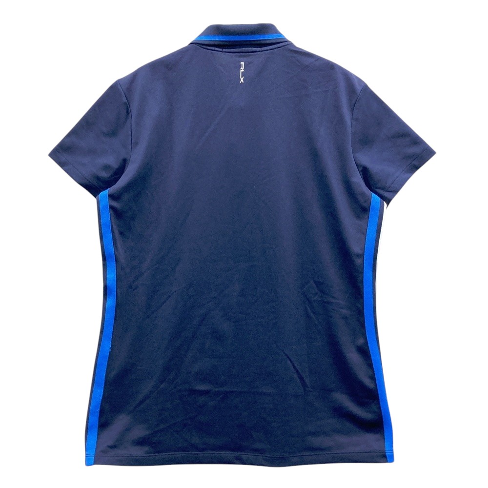 RLX ラルフローレン 半袖ポロシャツ ネイビー系 S 【中古】ゴルフウェア レディース