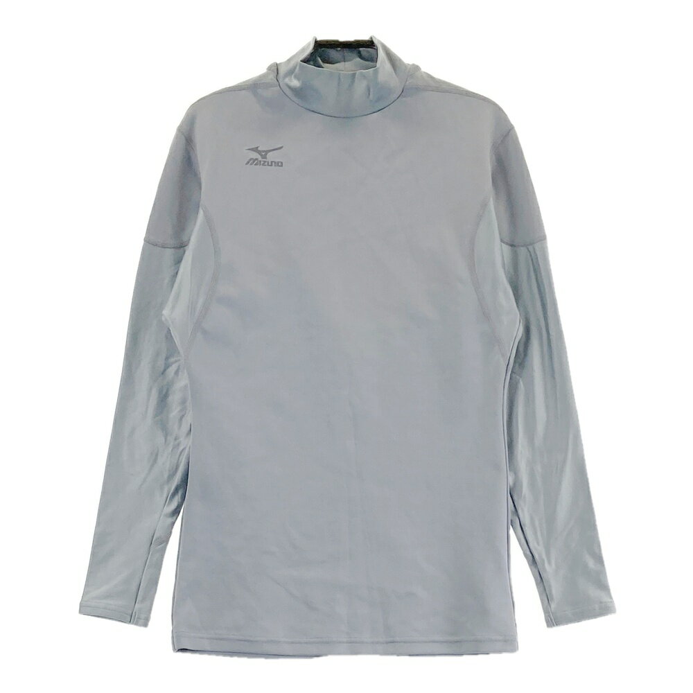 MIZUNO GOLF ミズノゴルフ ハイネック長袖インナーTシャツ グレー系 L 【中古】ゴルフウェア レディース