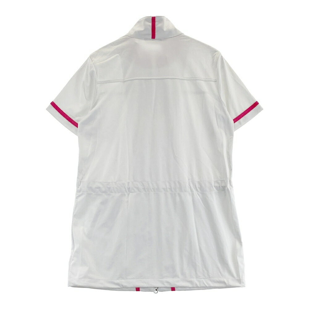 ADIDAS GOLF アディダスゴルフ 蓄熱半袖ワンピース ホワイト系 M 【中古】ゴルフウェア レディース