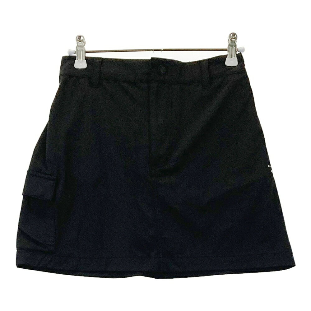 RUFFLOG ラフロッグ インナー付 ストレッチ スカート ブラック系 S 【中古】ゴルフウェア レディース