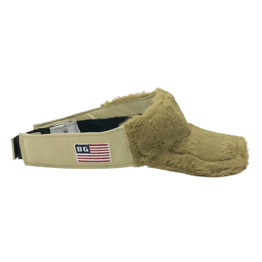 BRIEFING GOLF ブリーフィング ファー サンバイザー ベージュ系 FREE 【中古】ゴルフウェア