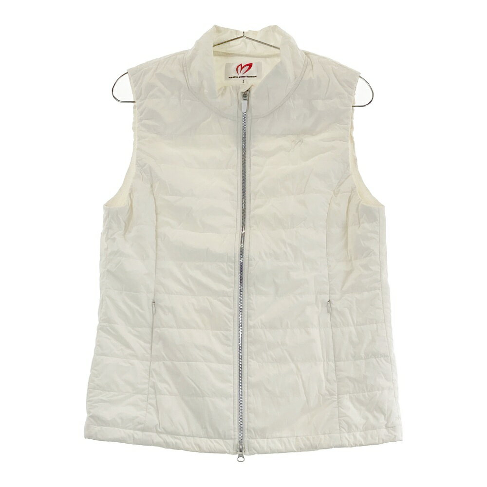 MASTER BUNNY EDITION マスターバニーエディション フルジップ中綿ベスト ホワイト系 2 【中古】ゴルフ..