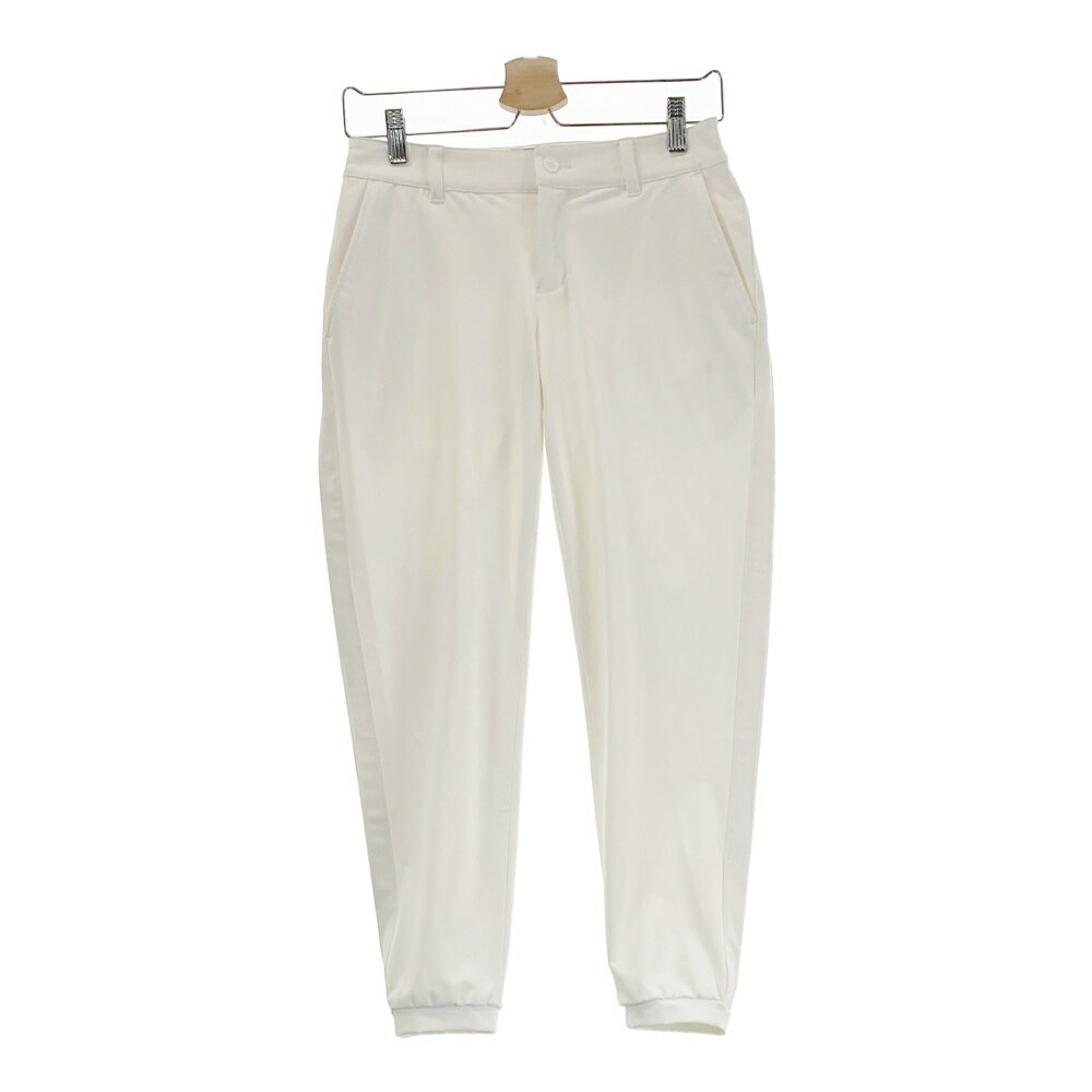BEAMS GOLF ビームスゴルフ 2024年モデル ジョガーパンツ ホワイト系 S 【中古】ゴルフウェア レディース