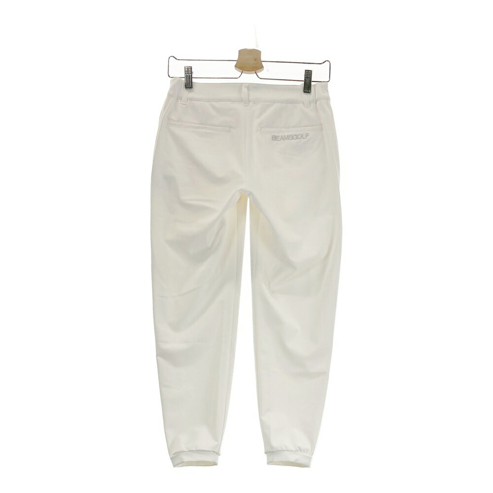 BEAMS GOLF ビームスゴルフ 2024年モデル ジョガーパンツ ホワイト系 S 【中古】ゴルフウェア レディース