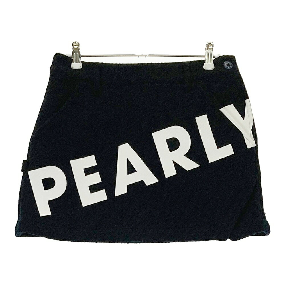 PEARLY GATES パーリーゲイツ スカート ブラック系 0 【中古】ゴルフウェア レディース