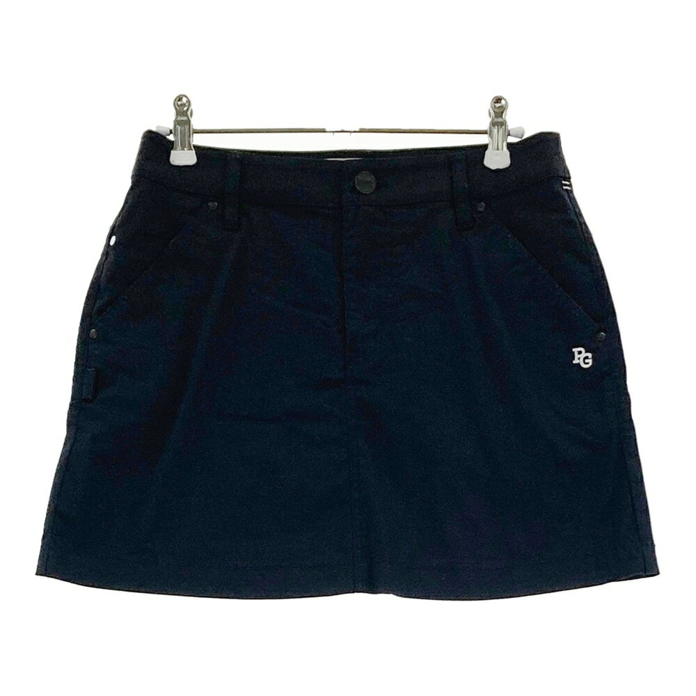 PEARLY GATES パーリーゲイツ ストレッチスカート ネイビー系 0 【中古】ゴルフウェア レディース