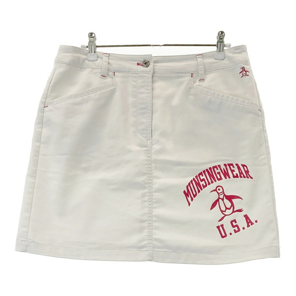 MUNSING WEAR マンシングウェア MGWRJE01X ストレッチスカート ホワイト系 11 【中古】ゴルフウェア レディース