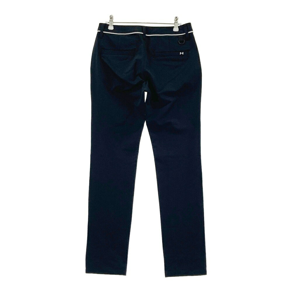 UNDER ARMOUR アンダーアーマー 2024年モデル ストレッチパンツ ブラック系 M 【中古】ゴルフウェア レディース