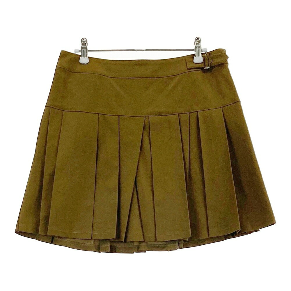 ST ANDREWS セントアンドリュース スカート プリーツ カーキ系 L 【中古】ゴルフウェア レディース