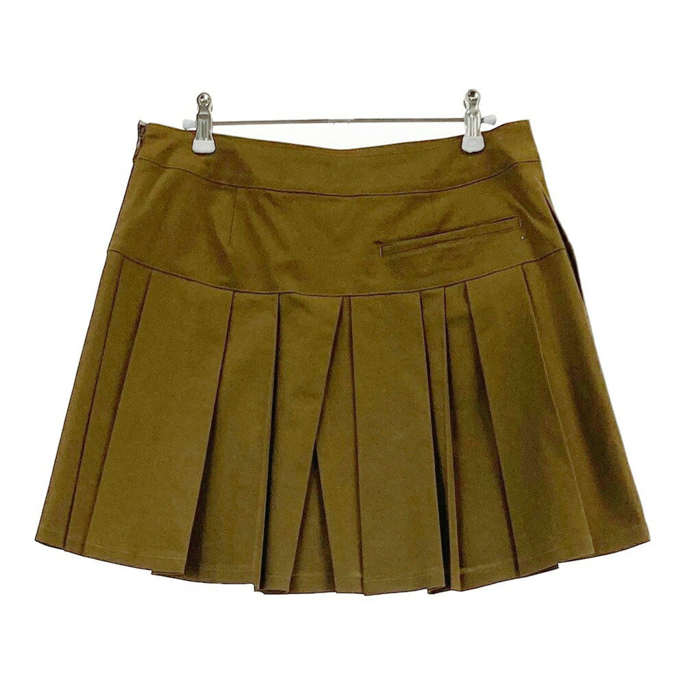 ST ANDREWS セントアンドリュース スカート プリーツ カーキ系 L 【中古】ゴルフウェア レディース