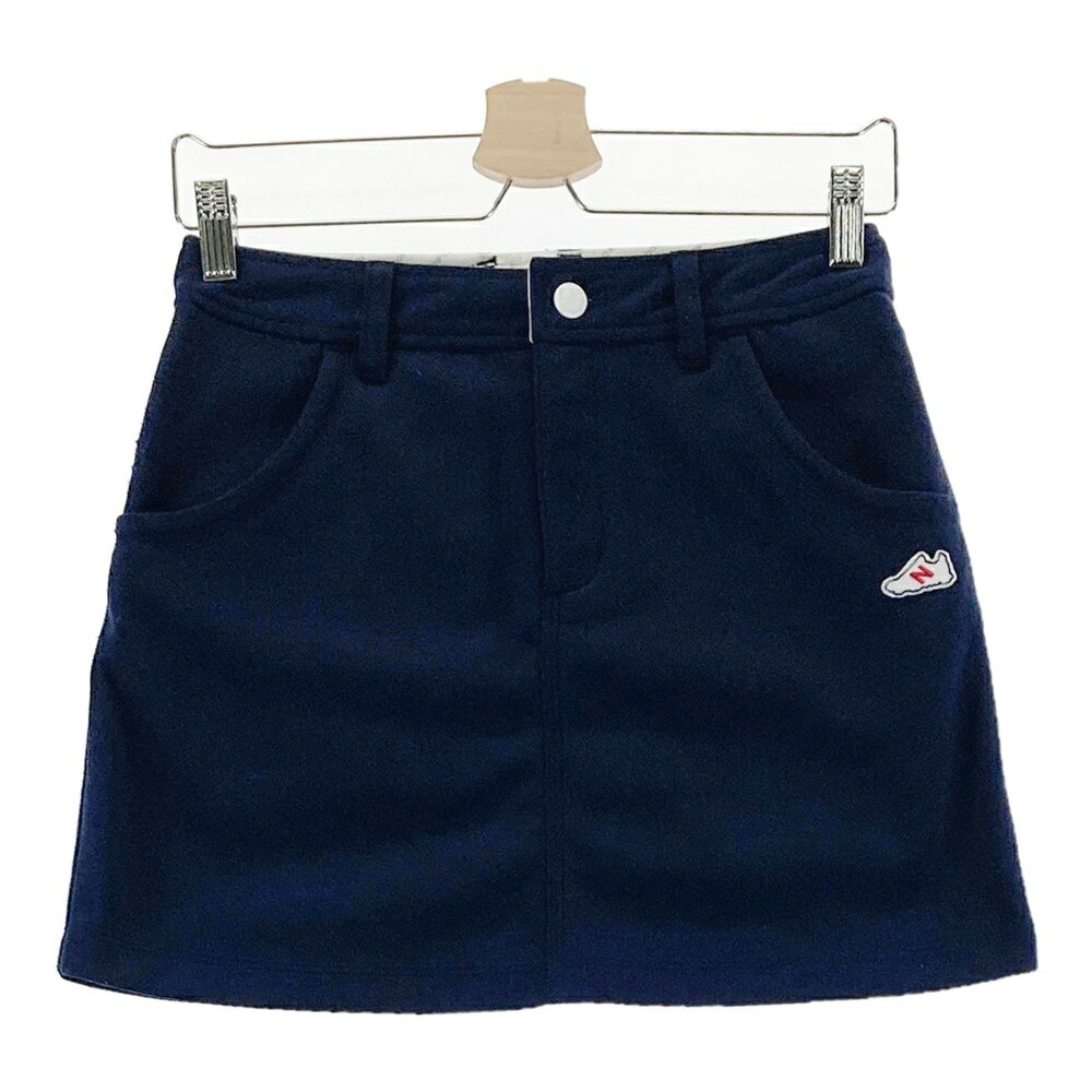 NEW BALANCE GOLF ニューバランス スカート ボストンテリア 刺繍 ネイビー系 0 【中古】ゴルフウェア ..