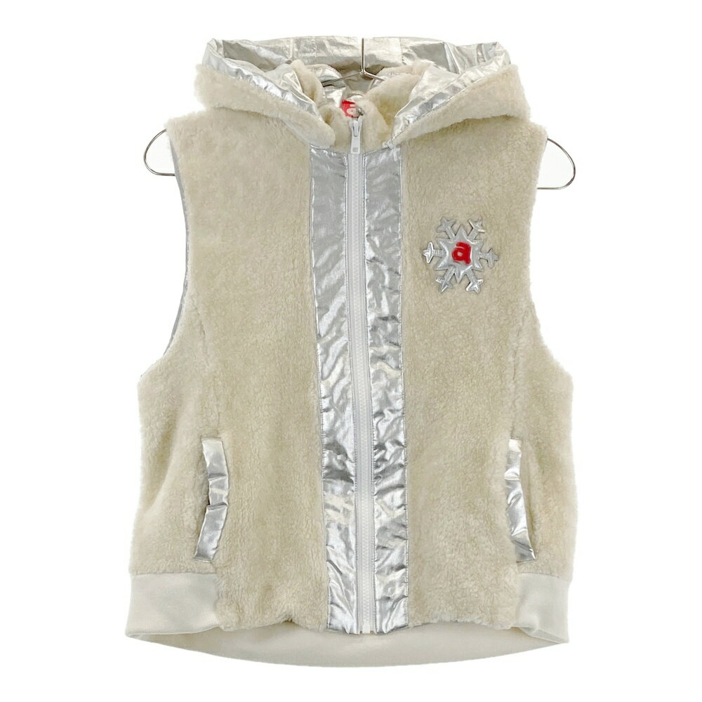 ARCHIVIO アルチビオ 2way ボア 蓄熱ジップベスト ブラウン系 38 【中古】ゴルフウェア レディース