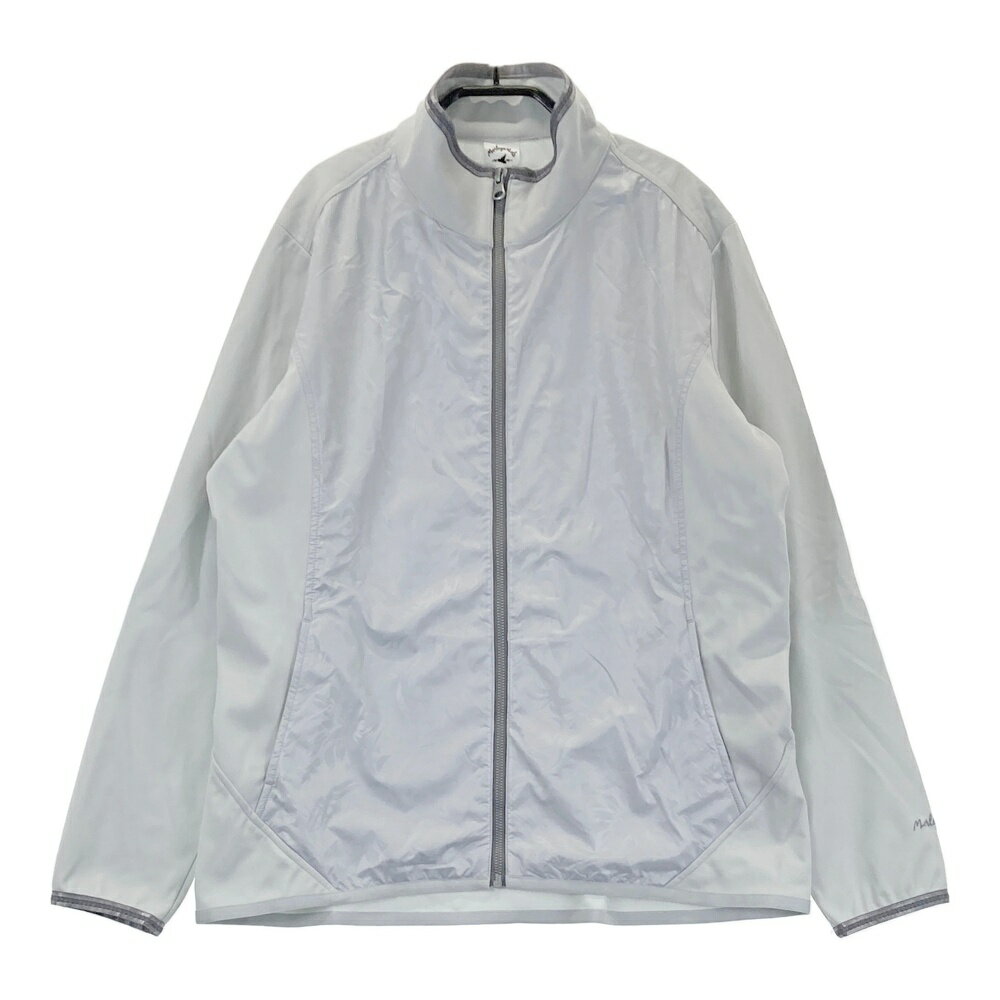 HONMA ホンマゴルフ 切替 ジップジャケット 総柄 グレー系 【中古】ゴルフウェア レディース