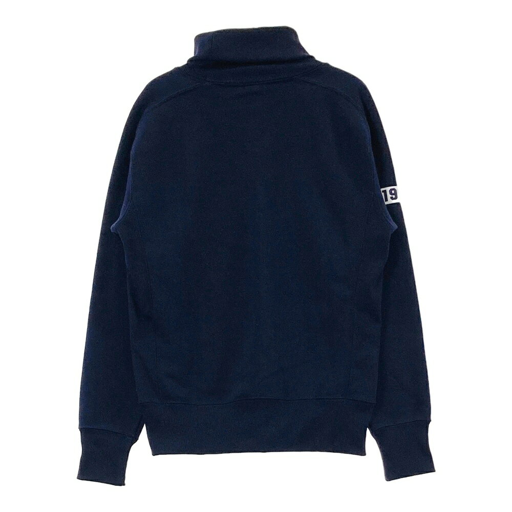 CHAMPION GOLF チャンピオンゴルフ タートルネック 裏起毛 トレーナー ネイビー系 SMALL 【中古】ゴルフウェア レディース