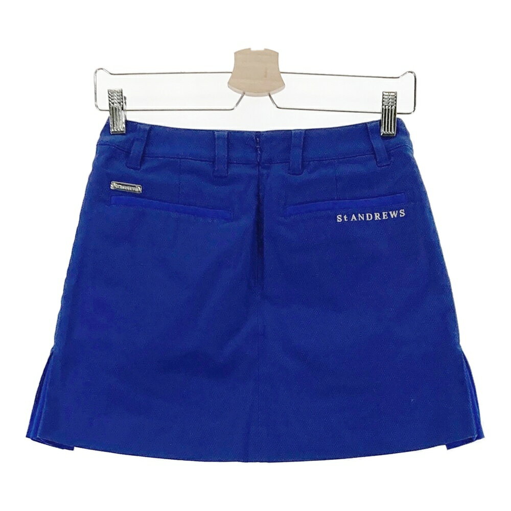 ST ANDREWS セントアンドリュース ストレッチスカート ブルー系 SS 【中古】ゴルフウェア レディース