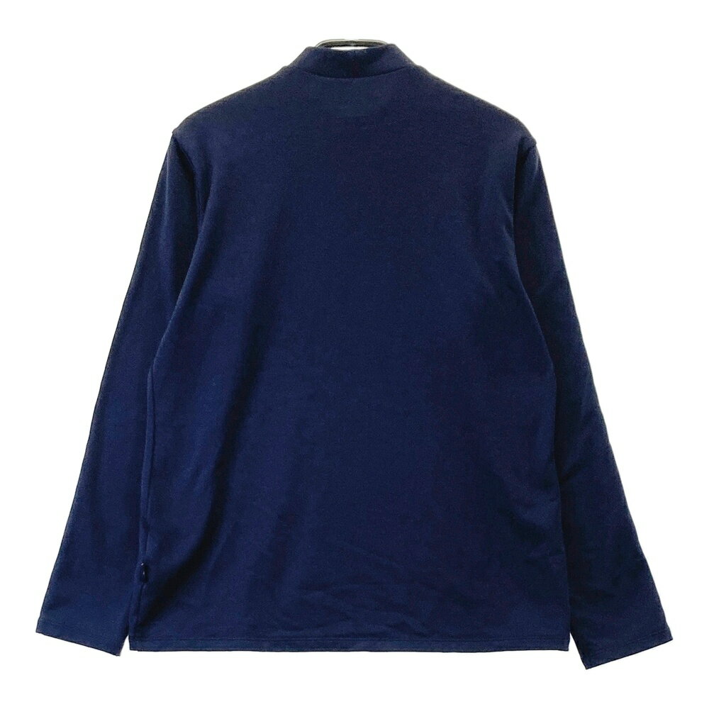 MIZUNO GOLF ミズノゴルフ ハイネック 長袖Tシャツ ネイビー系 L 【中古】ゴルフウェア レディース