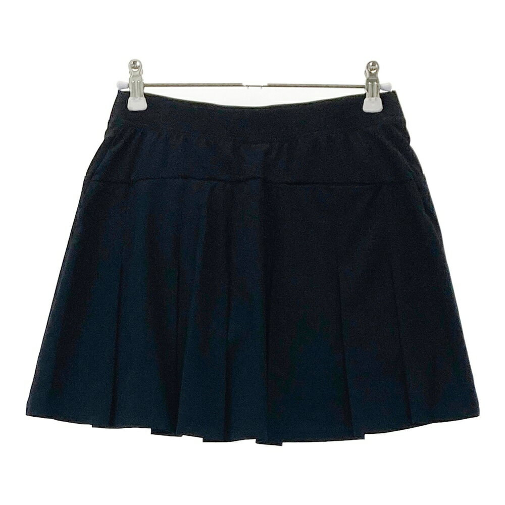 RLX ラルフローレン インナー付 ストレッチ 切替 スカート ブラック系 XXS 【中古】ゴルフウェア レディース