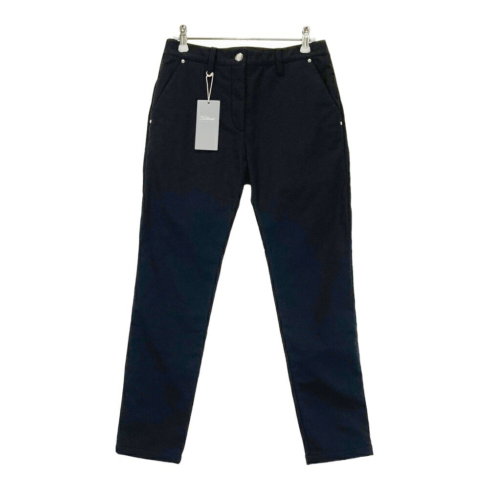 TITLEIST タイトリスト ストレッチパンツ ブラック系 S 【中古】ゴルフウェア レディース