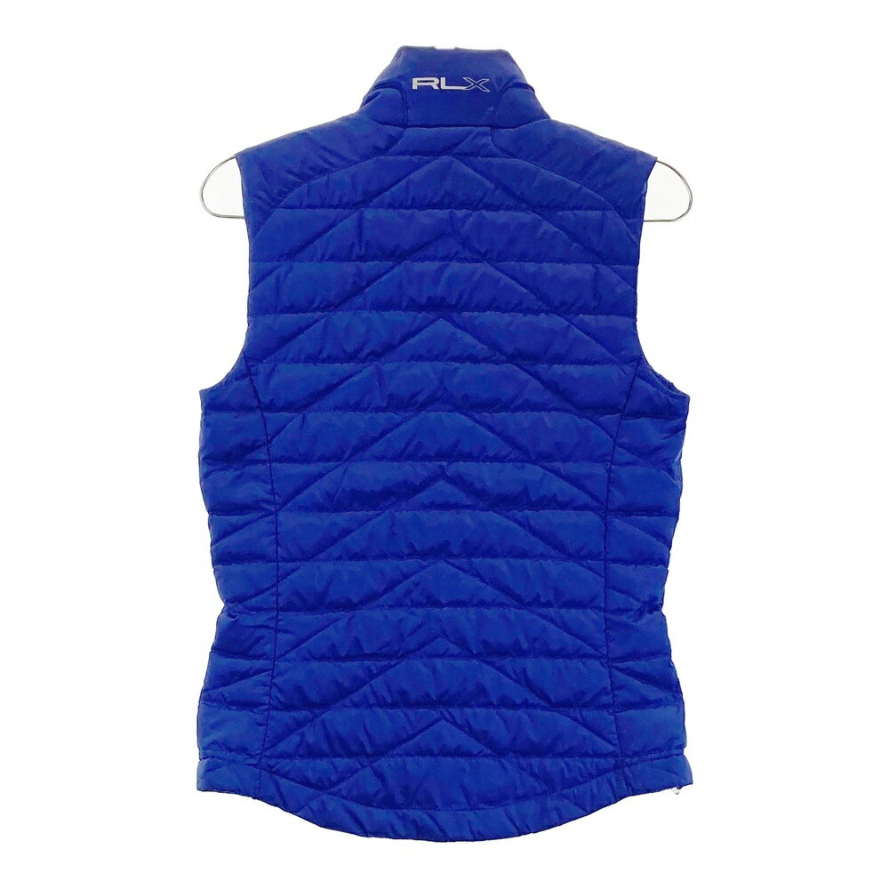 RLX ラルフローレン ダウンベスト ブルー系 XS 【中古】ゴルフウェア レディース