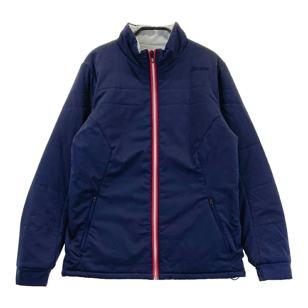 SRIXON スリクソン by DESCENTE 蓄熱 中綿 長袖ジャケット ネイビー系 M 【中古】ゴルフウェア レディース