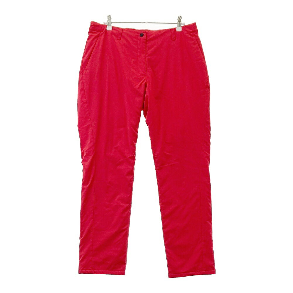 SRIXON スリクソン by DESCENTE 中綿パンツ レッド系 LL 【中古】ゴルフウェア レディース