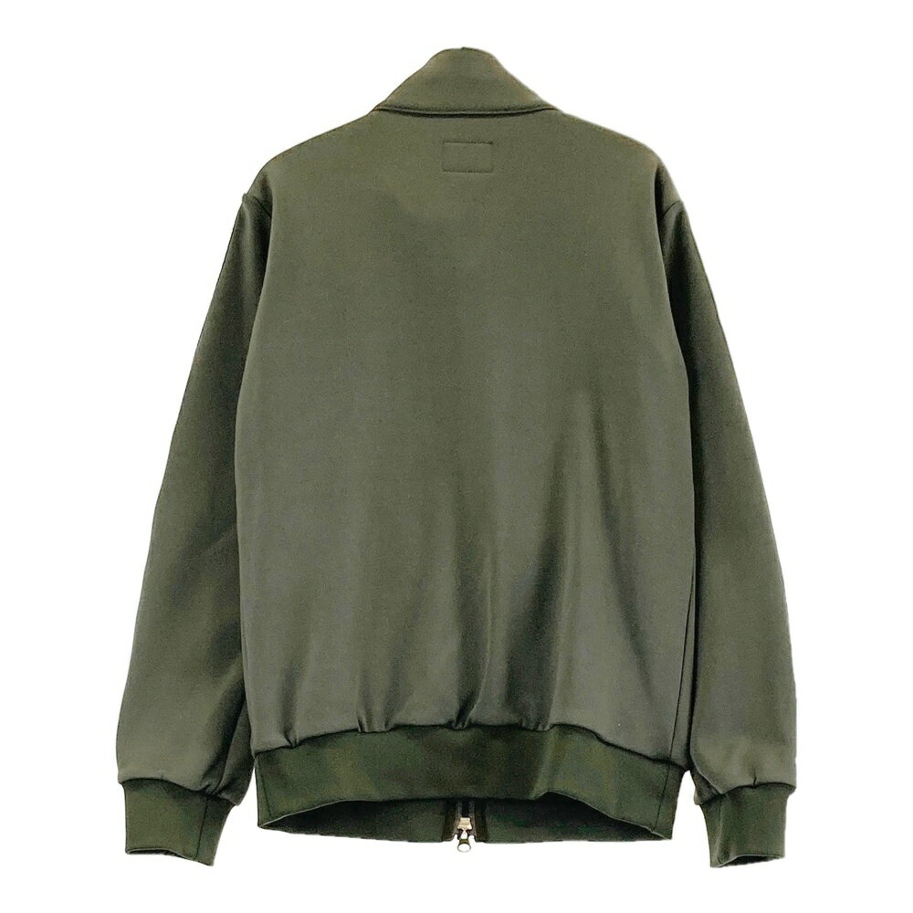 DANCE WITH DRAGON ダンスウィズドラゴン 裏起毛 ジップジャケット 襟ボア カーキ系 2 【中古】ゴルフウェア レディース