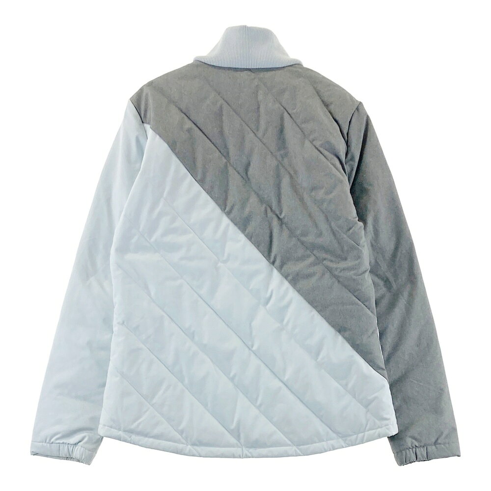 DESCENTE GOLF デサントゴルフ DGWSJK05 バイカラー 長袖ダウンジャケット ブルー系 S 【中古】ゴルフウェア レディース