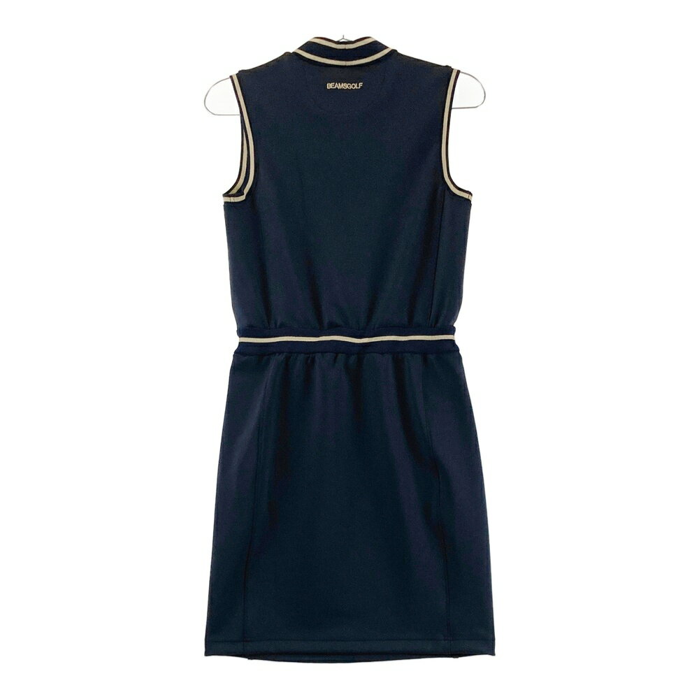 BEAMS GOLF ビームスゴルフ 2025年モデル ノースリーブ ワンピース ネイビー系 S 【中古】ゴルフウェア レディース