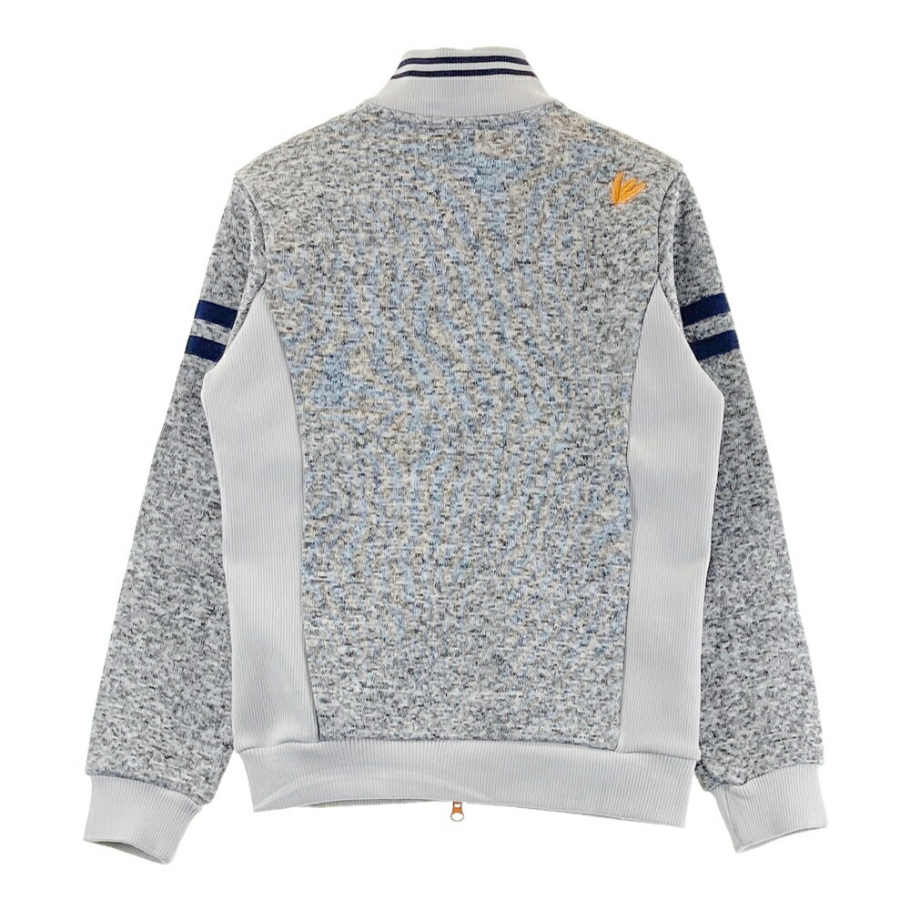 CLUNK クランク 蓄熱 ニットジャケット 切替 ネイビー系 M 【中古】ゴルフウェア レディース