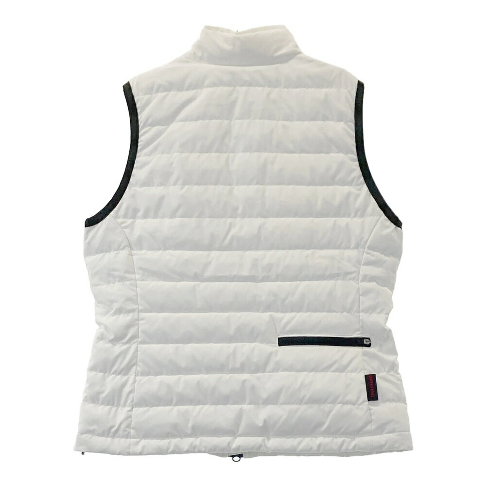 BRIEFING GOLF ブリーフィング TAION ダウンベスト ホワイト系 S 【中古】ゴルフウェア レディース