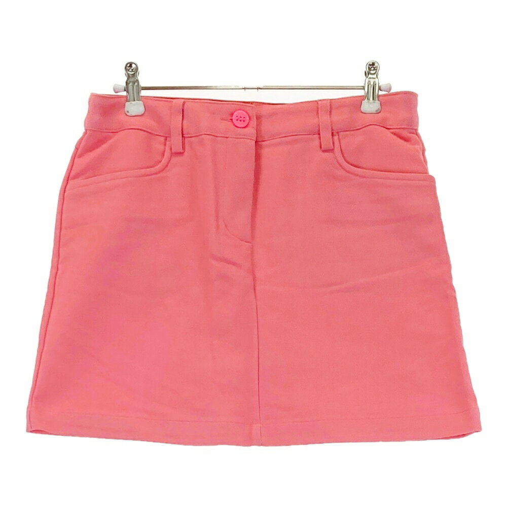 ADIDAS GOLF アディダスゴルフ スカート ピンク系 M 【中古】ゴルフウェア レディース