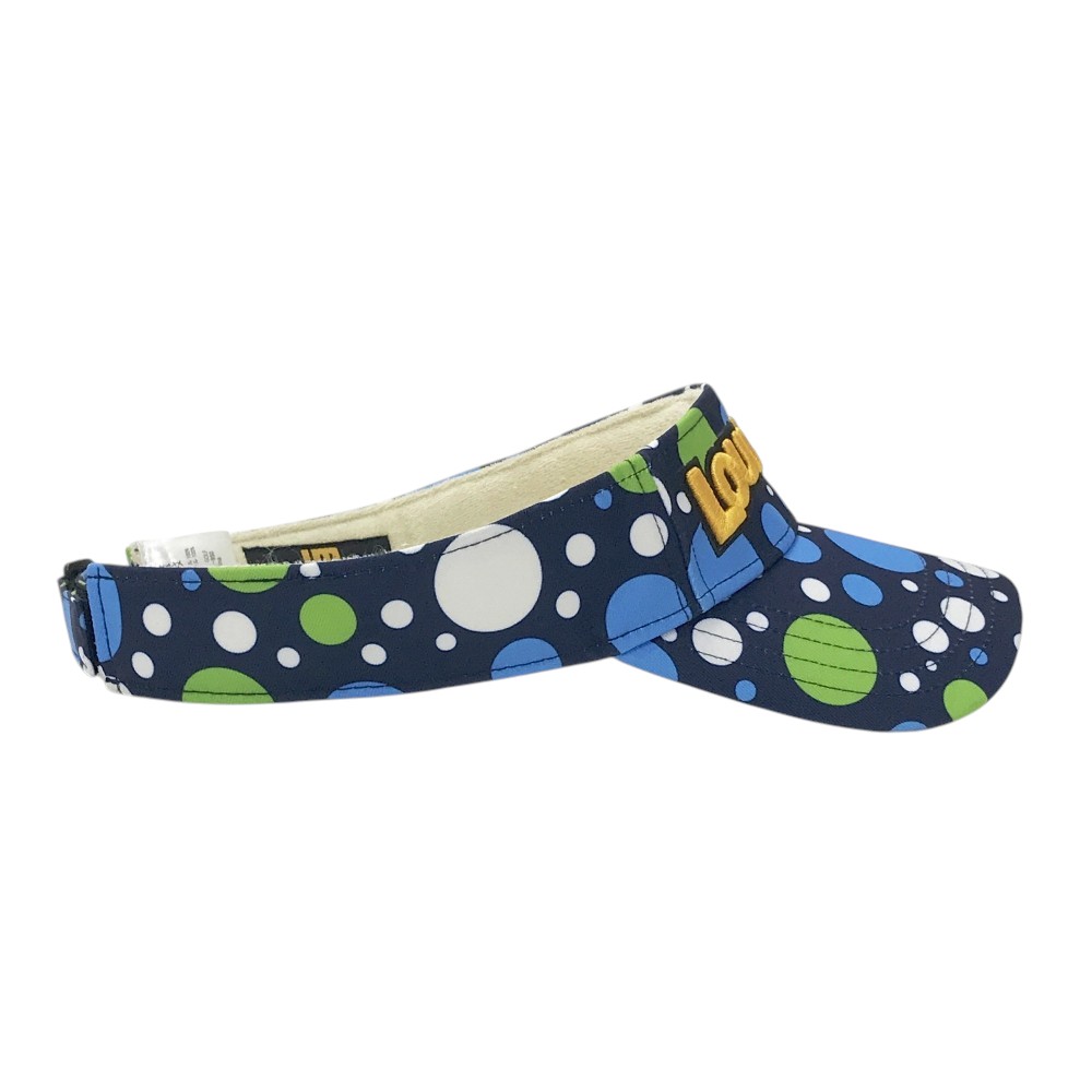 LOUD MOUTH ラウドマウス RB769928 サンバイザー フィズ ドット柄 ブルー系 【中古】ゴルフウェア